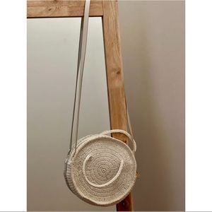 H&M braided round crossbody bag